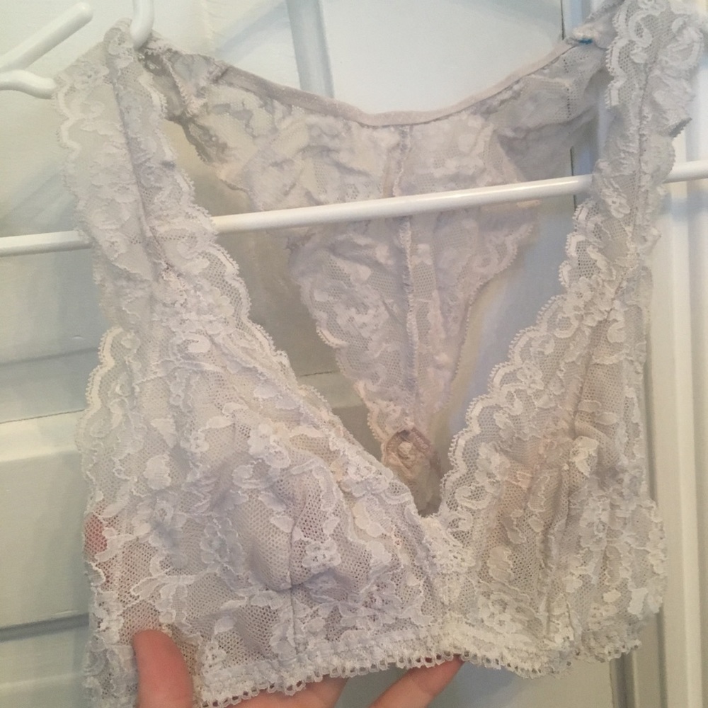 Victoria secret white lace bralette